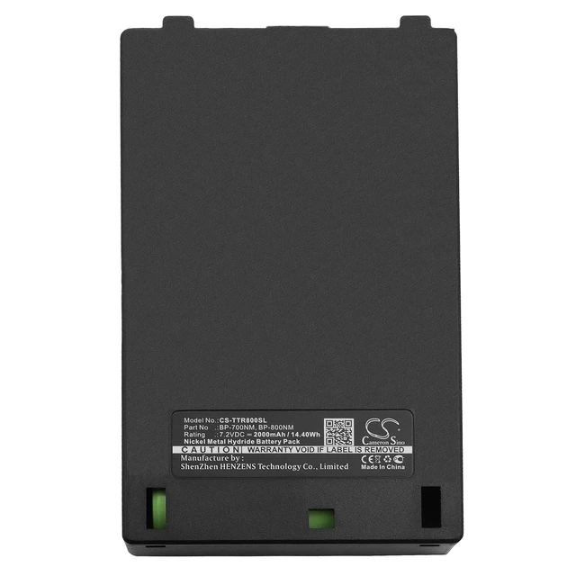 Alt view image 3 of 3 - Battery for TELEX BP-700NM BP-800NM RKP-4 TR-1 TR-700 TR-800 TR-80N TR-825 TR82N