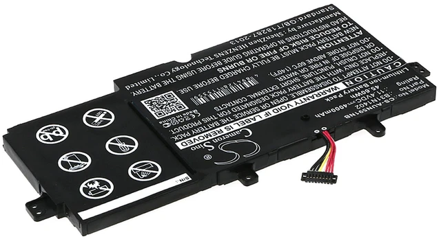 Alt view image 2 of 6 - Battery for Asus N591LB Q551L Q551LN 0B200-01050000 0B200-01050000M B31N1402