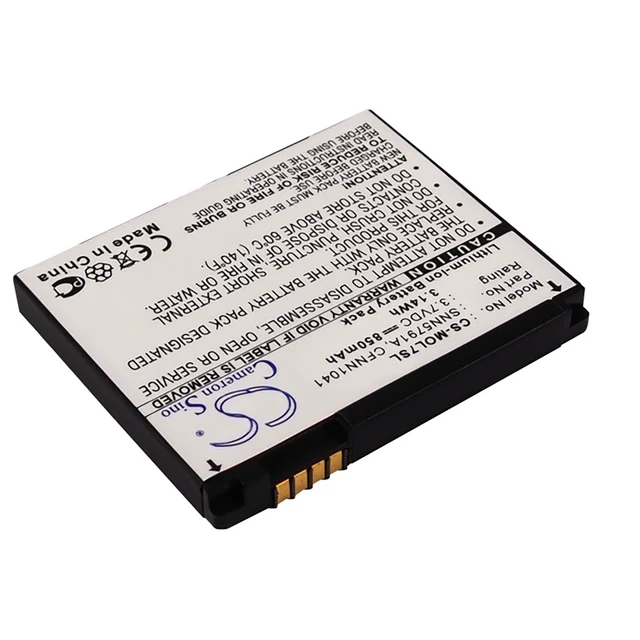 Alt view image 2 of 5 - Battery for Motorola 77856 BC60 CFNN1041 SNN5768 SNN5768A SNN5779A SNN5781A V3x