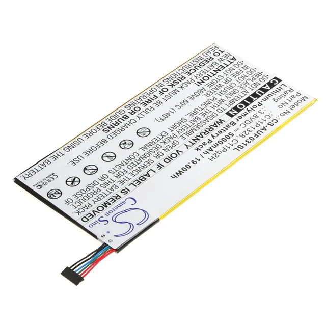 Alt view image 2 of 6 - Battery for Asus TF103 K010 Transformer Pad 3G TF103C TF103CX C11P1328 C11Pq2H