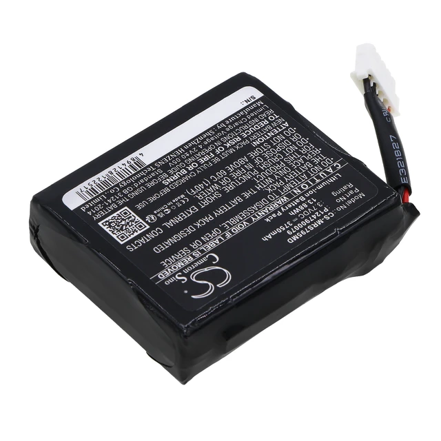 Alt view image 2 of 4 - Battery for Masimo 23794 4676 Radical 7 Radical-7 9500 25950 B11939 P1247900079