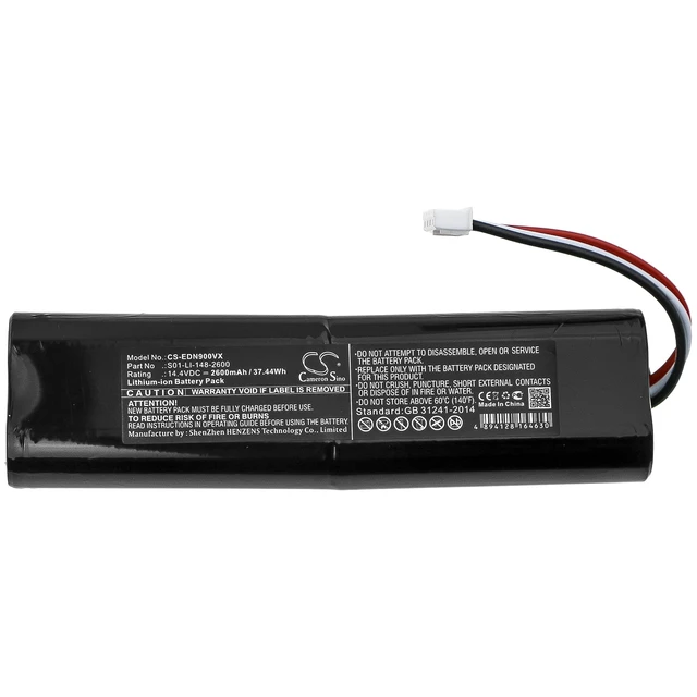 Alt view image 3 of 6 - Battery for Ecovacs DG70 DX55 T5 Neo 901 S01-LI-148-3200 S09-LI-148-3200 2600mAh