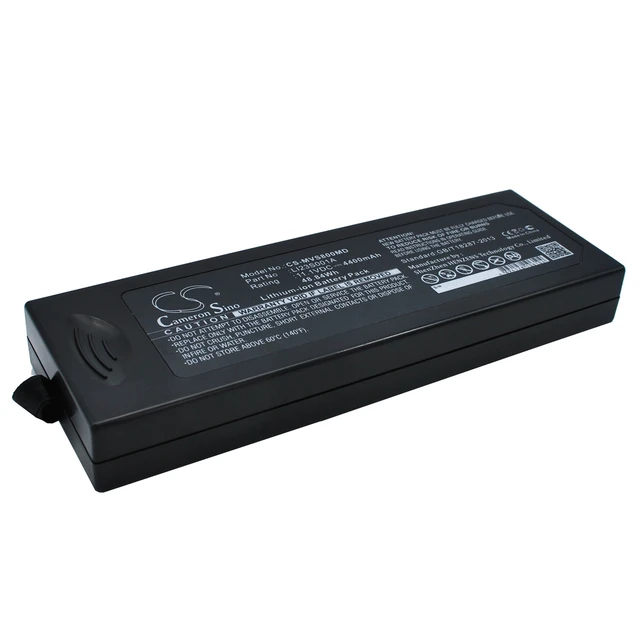 Alt view image 2 of 5 - Battery for Mindray PM7000 PM8000 VS800 WATO EX-20 EX35 EX-35 EX-65 LI23S001A