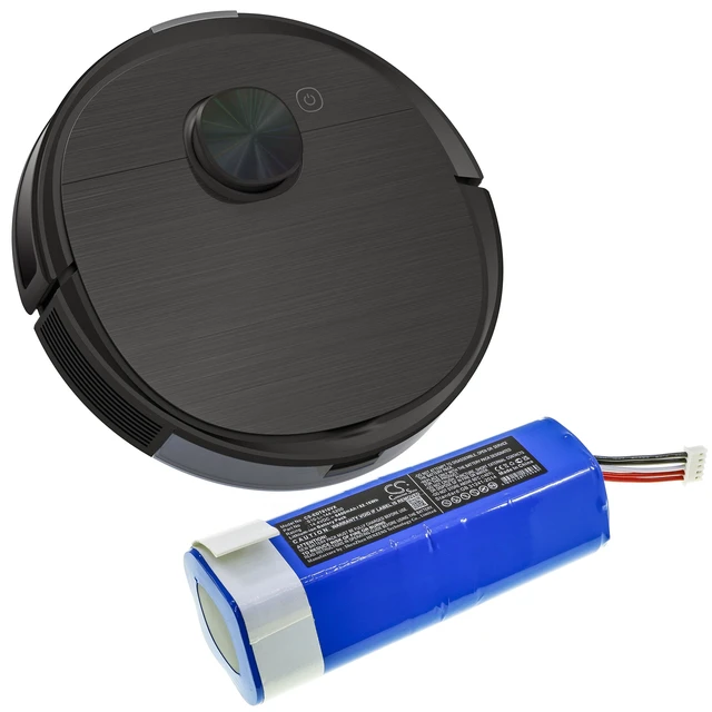 Alt view image 6 of 6 - Battery for Ecovacs Deebot Ozmo 950 9er T8 T8+ T9 T9+ N5S S10-Li-144-6800 6400mA