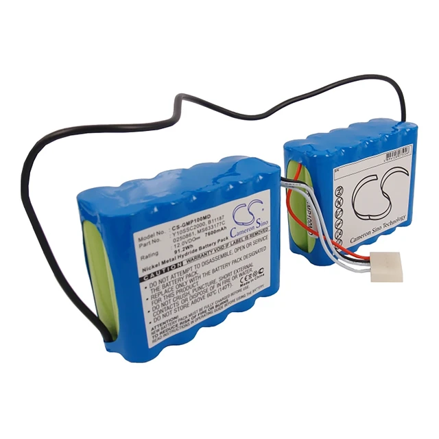 Alt view image 2 of 6 - Battery for GE Pro 1000 10 1009 Criticon NIBP100 2014833-001 633177 M1943 B11187