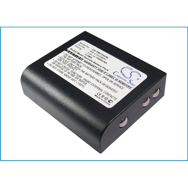 Alt view image 4 of 5 - Battery for Panasonic 2020BAT PA04940398 WX-C2020BAT Ultraplex II WX-CT2020