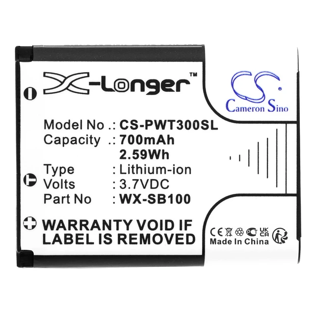 Alt view image 3 of 3 - Headset Battery for Panasonic WX-SB100 Attune II HD3 WX-CH455 WX-ST100 WX-ST300