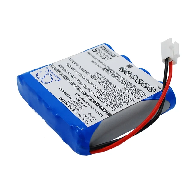 Alt view image 3 of 6 - Battery for Biocare ECG-6010 ECG-6020 iE6 HYLB-722 CS-ECG601MD 14.8v 2600mAh