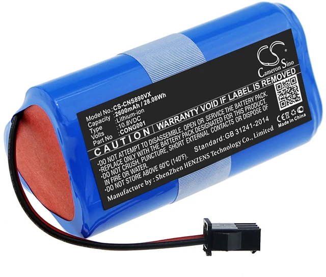 Main image of Battery for Sencor SRX 3101 CECOTEC CONG0001 SRV 3150OR 3160TQ 4550WH CONGA 750