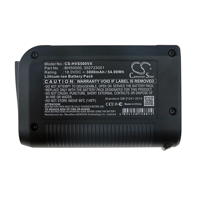 Alt view image 5 of 5 - Battery for Hoover BH50010 Platinum Vacuum BH50015 LINX Stick 302723001 BH50000