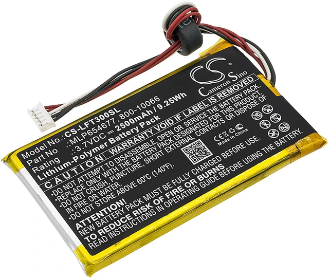 Main image of Battery for LeapFrog LeapPad 3 LeapPad3 800-10066 MLP654677 Tablet CS-LFT300SL