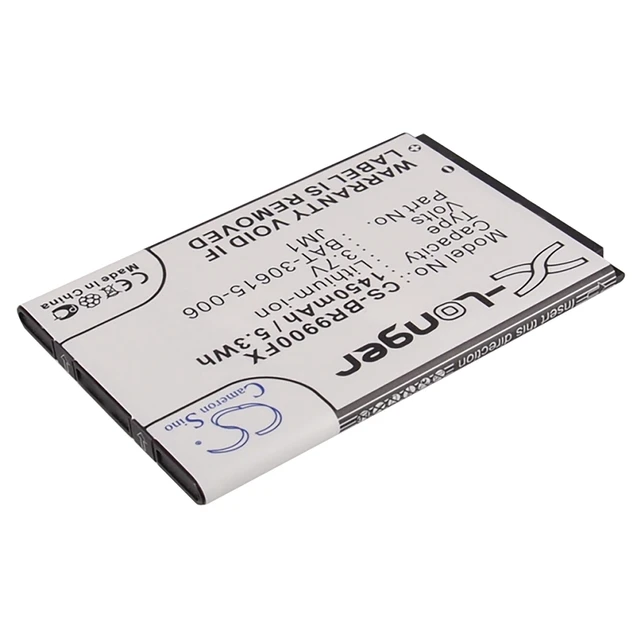 Alt view image 2 of 5 - Battery for BlackBerry JM1 BAT-30615-006 J-M1 Bold Touch 9900 Pluto Dakota