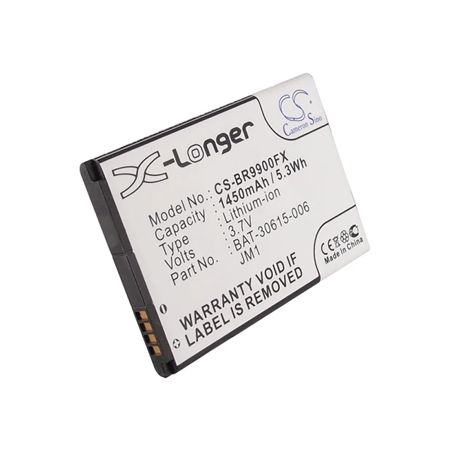 Alt view image 5 of 5 - Battery for BlackBerry JM1 BAT-30615-006 J-M1 Bold Touch 9900 Pluto Dakota