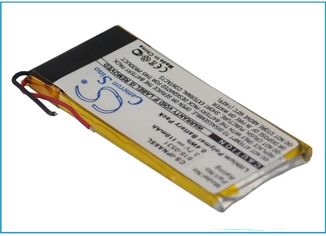 Alt view image 2 of 4 - Battery for Apple iPod Nano 6th nano6 6 Gen generation 616-0531 MP3 NEW 110mAh