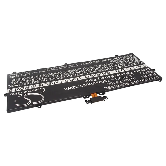 Alt view image 2 of 6 - Battery for Asus TF810 TF810C Vivo Tab C12-TF810C Tablet CS-AUF810SL 7900mAh