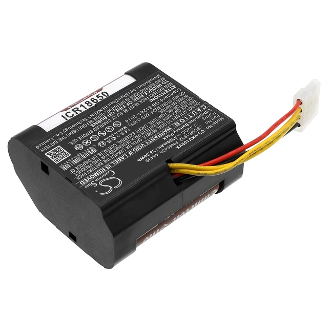 Alt view image 2 of 5 - Battery for Vorwerk 46439 PN46439 SCM61932 Kobold VR100 VX100 CS-VKV100VX 7.4V