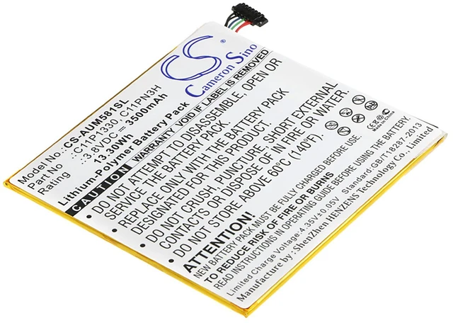Main image of Battery for Asus AST21 ME181C ME581CL Memo Pad 8 ME181A C11P1330 C11PN3H C11Pn93
