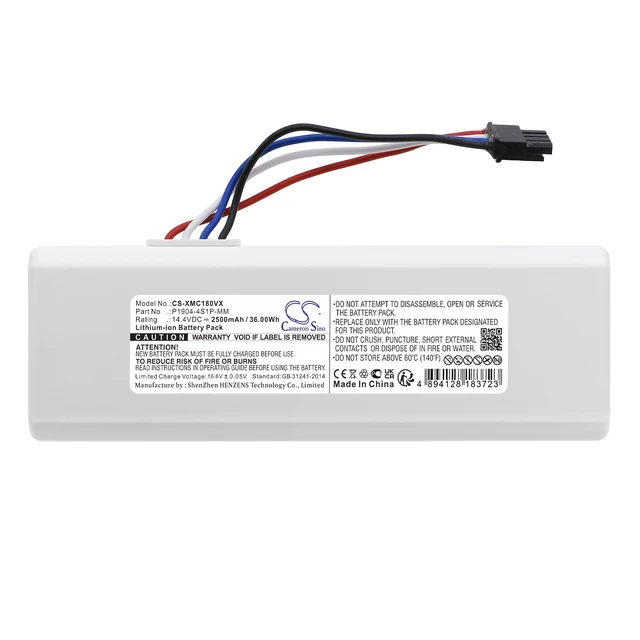 Alt view image 3 of 5 - Battery for Xiaomi P1904-4S1P-MM Dreame Roborock MC1808 1C SKV4093GL STYTJ01ZHM
