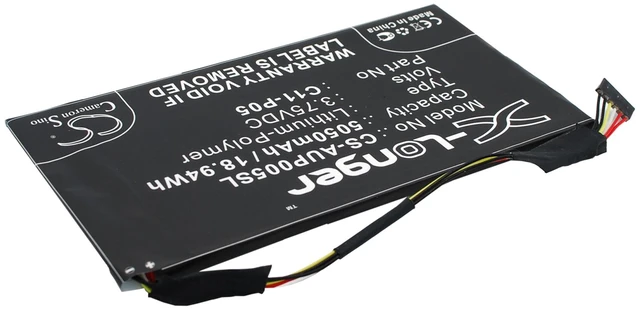 Alt view image 2 of 6 - Battery for Asus PadFone Infinity A80 10.1 Tablet C11-P05 CS-AUP005SL 5050mAh
