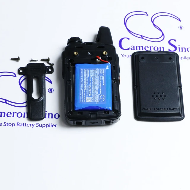 Alt view image 6 of 6 - Battery for Baofeng BF-T1 UHF T1 Two-Way Radio CS-BAF100TW 3.7v 1200mAh / 4.44Wh