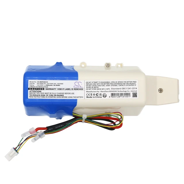 Alt view image 3 of 5 - Battery for Bissell 2554+ 1620966 1625756 S25R 1626919 VTC5 1627561 69-0096-041
