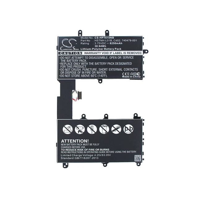 Alt view image 5 of 6 - Battery for HP Omni 10 5600eg 5600us Z3775 733057-421 733057-421 740479-001 CD02