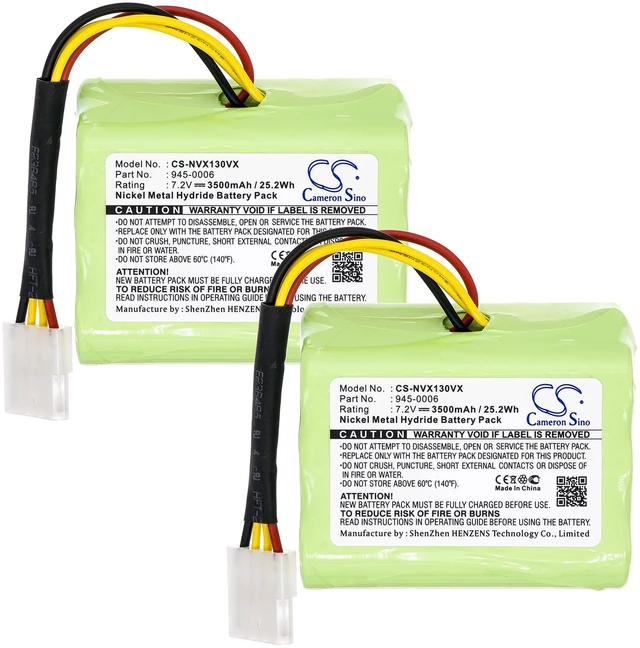 Alt view image 3 of 6 - Battery for Neato XV-11 XV-12 XV-14 XV-15 21 205-0001 945-0005 945-0006 945-0024