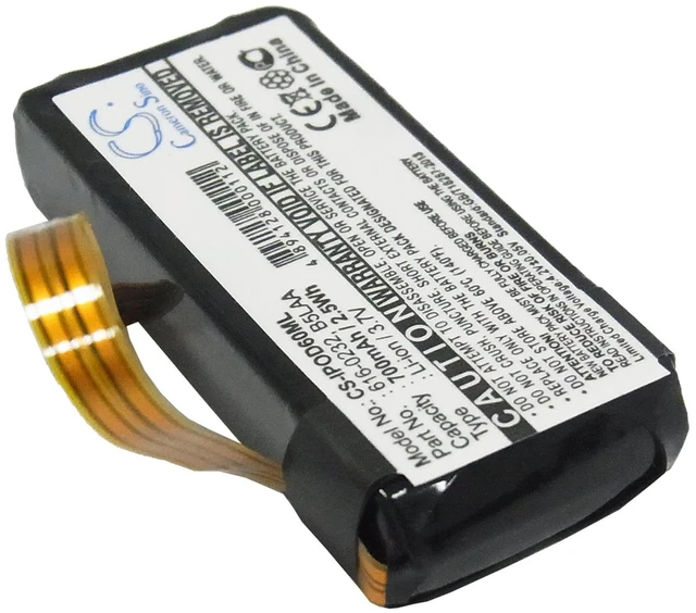 Alt view image 2 of 6 - Battery for Microsoft Zune 1089 1090 1091 JS8-00003 Apple iPOD 120GB 160GB MA003