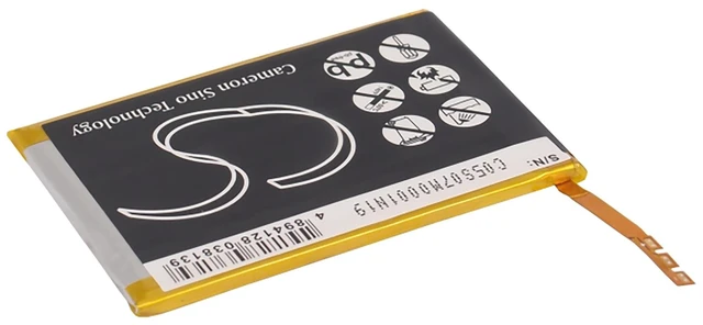 Alt view image 4 of 6 - Battery for Apple iPod Touch 4th 616-0550 616-0551 GB-S10-314363-0100 MP3 930mAh