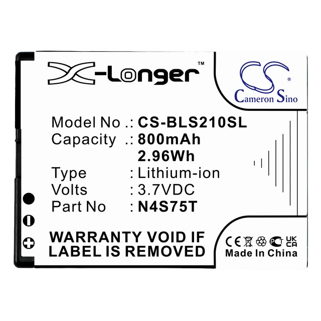 Alt view image 3 of 4 - Battery for BLU Deejay Touch Lindy AEG M320 Brondi Binatone SM800 N4S75J N4S75T