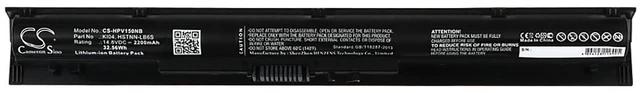 Alt view image 5 of 5 - Battery for HP 17-g108na Pavilion 14-ab005TU HSTNN-DB6T 800009-121 HSTNN-LB6R