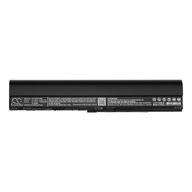 Alt view image 3 of 5 - Battery for Acer Aspire One 725 756 AC710 ZX4260 AL12B31 AL12B32 AL12B72 AL12X32