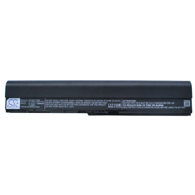 Alt view image 5 of 5 - Battery for Acer Aspire One 725 756 AC710 ZX4260 AL12B31 AL12B32 AL12B72 AL12X32