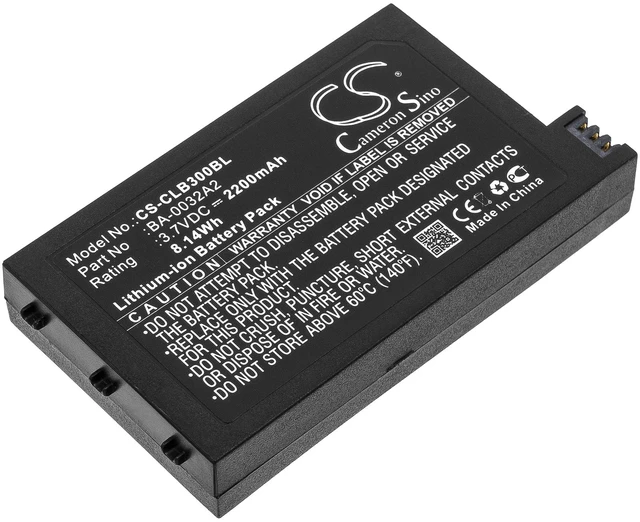 Main image of Battery for CipherLAB 9200 A929CFNLNN1U1 CP30 CP30-L BA-0032A2 Barcode Scanner