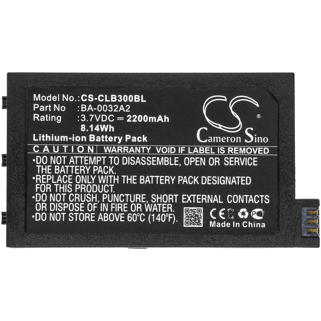 Alt view image 3 of 5 - Battery for CipherLAB 9200 A929CFNLNN1U1 CP30 CP30-L BA-0032A2 Barcode Scanner