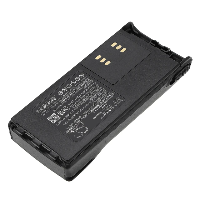 Alt view image 2 of 5 - Battery for Motorola GP140 HT1250 HT750 HNN9008A HNN9008AR HNN9009A HNN9009AR