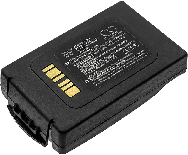 Main image of Battery for Datalogic ELF 94ACC1376 94ACC1377 BT-10 Barcode Scanner 3.7V 6800mAh