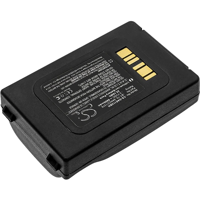 Alt view image 2 of 3 - Battery for Datalogic ELF 94ACC1376 94ACC1377 BT-10 Barcode Scanner 3.7V 6800mAh