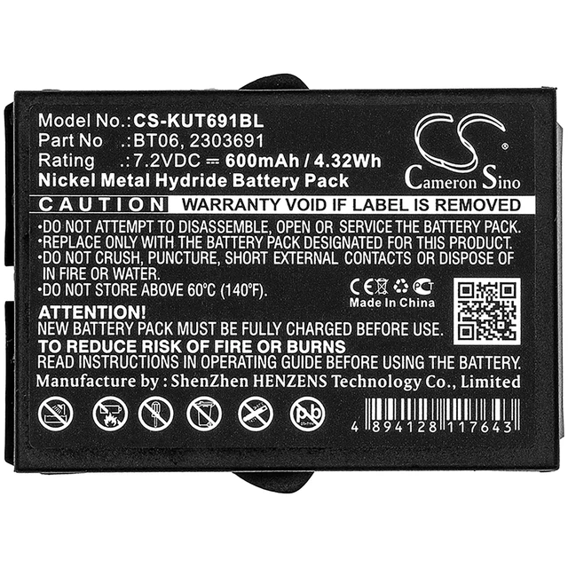 Alt view image 3 of 5 - Battery for IKUSI 2303691 TM60 TM61 TM62 Transmitters BT06 Crane Remote Control