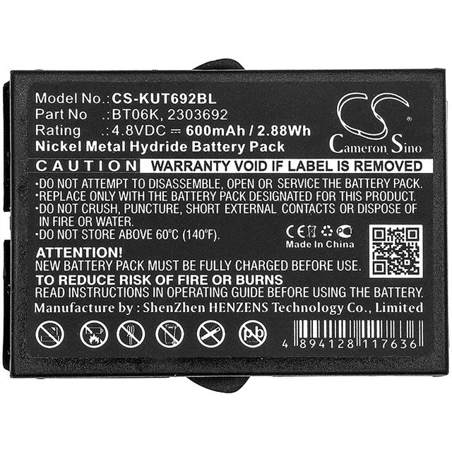 Alt view image 3 of 5 - Battery for IKUSI 2303692 BT06K ATEX transmitters RAD-TF RAD-TS T70 1 2 Range