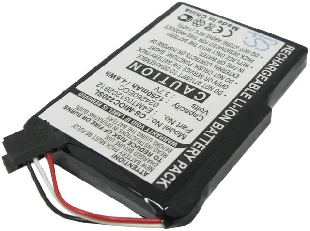 Alt view image 3 of 7 - Battery for Mio C220 C220s C230 C250