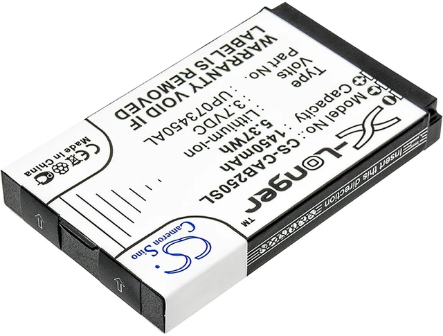 Alt view image 2 of 5 - Battery for CAT B25 CATERPILLAR JCB Toughphone Sitemaster 2 TP305 UP073450AL