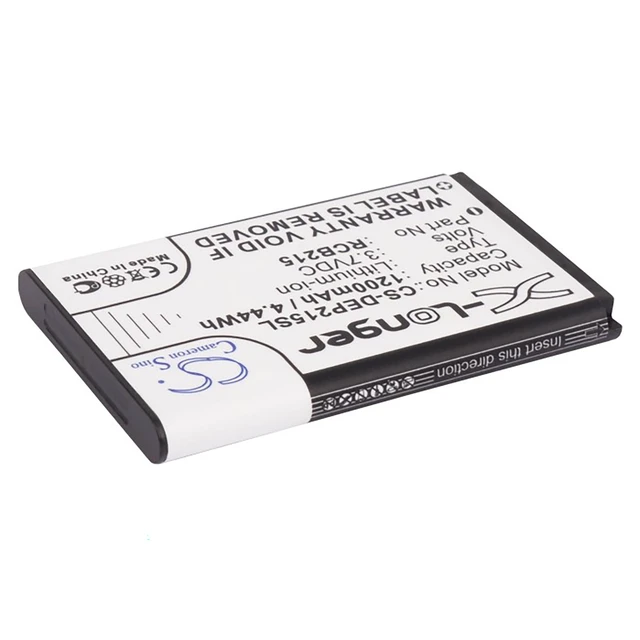 Alt view image 2 of 5 - Battery for Doro Wintec BT-N3650 RCB215 RCB405 LI3795bkG BT-214 H15132 SIB-11