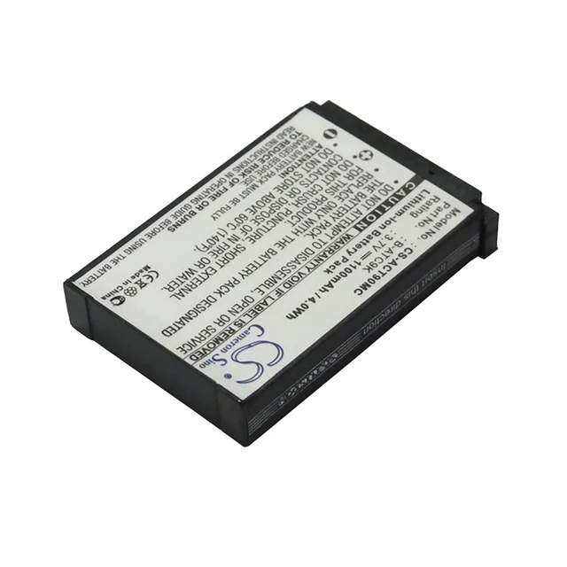 Alt view image 2 of 6 - Battery for Oregon Scientific ATC9k Action Camera B-ATC9K B-ATC9K-JWP CS-ACT90MC