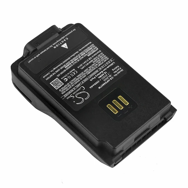Alt view image 2 of 5 - Battery for Hytera PD402 PD412 PD502 PD562 PD602 PD662 PD682 PD682G PD500 BL2020
