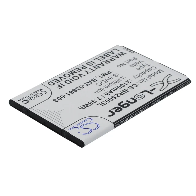 Alt view image 3 of 5 - Battery for Blackberry Z5 BAT-53861-003 PM1 Mobile SmartPhone CS-BRZ500SL 3.8v