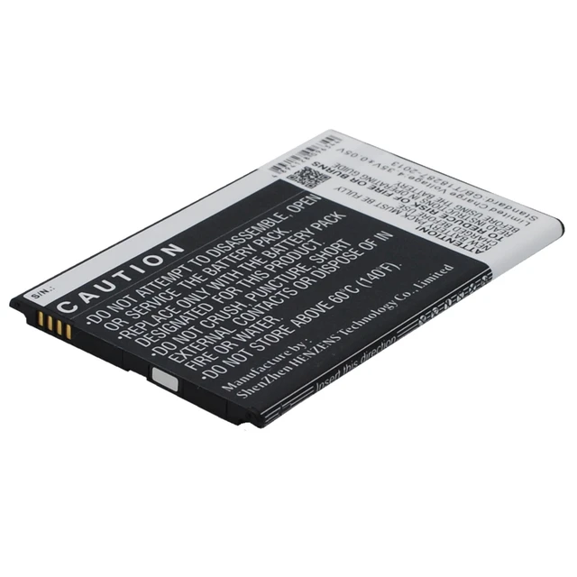 Alt view image 5 of 5 - Battery for Blackberry Z5 BAT-53861-003 PM1 Mobile SmartPhone CS-BRZ500SL 3.8v