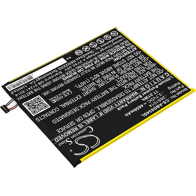 Alt view image 2 of 4 - Battery for Amazon Kindle Fire 8.7 L5S83A 26S1014 58-000181 58-000219 MC-31A0B8