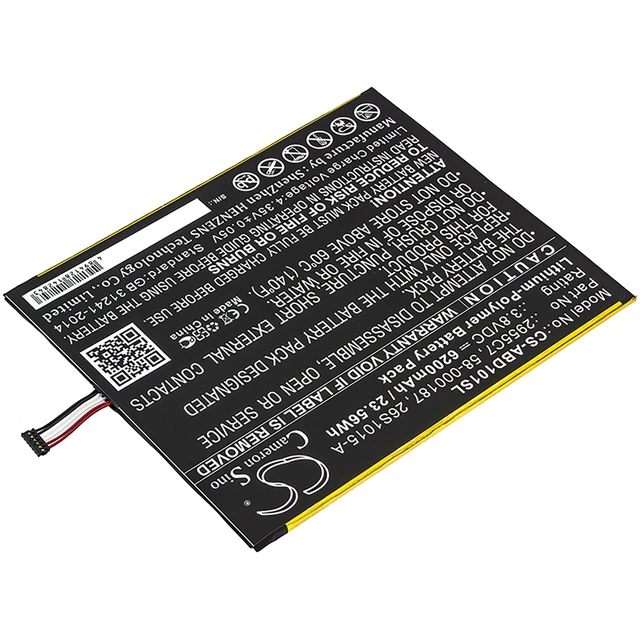 Alt view image 2 of 4 - Battery for Amazon Kindle Fire HD 10.1 7th SL056ZE 26S1015-A 58-000187 Tablet