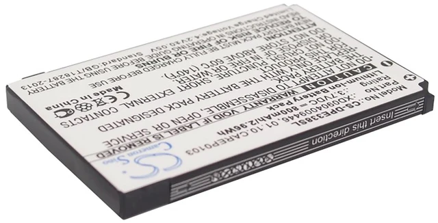Alt view image 2 of 5 - Battery for Doro HandlePlus 334 PhoneEasy 338GSM 01.10.CAREP0103 XD0904009446